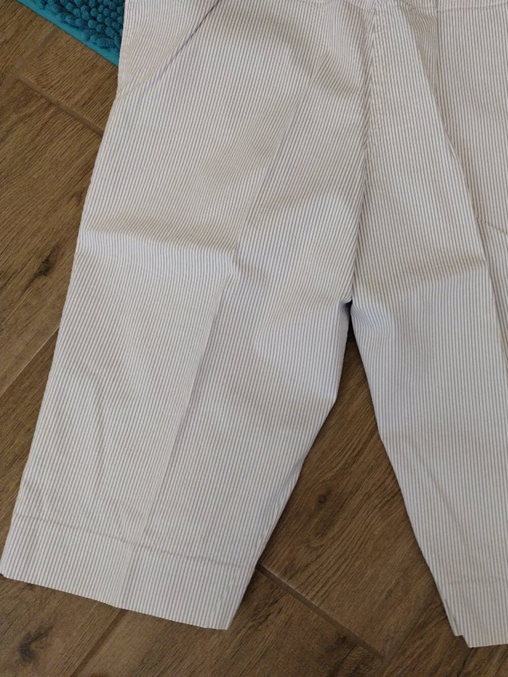 Rafaella Blue Stripe Capris